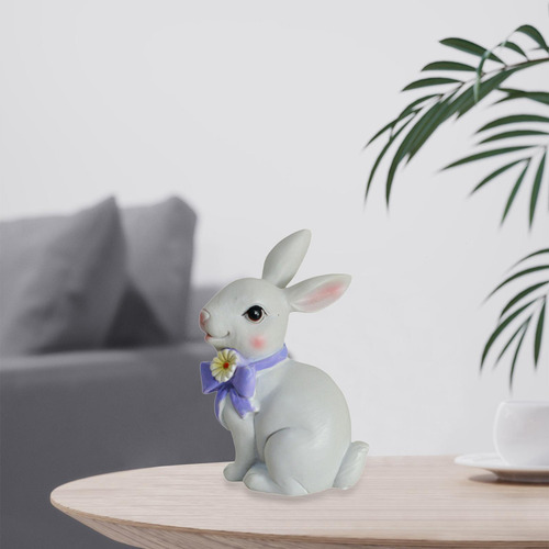 Figura De Conejo, Adorno Portátil, Elegante, Decorativa, De