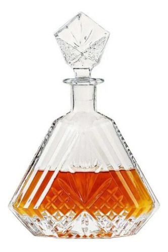 Garrafa Para Whisky 630ml Em Cristal Fracalanza