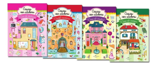 Libro Casas Con Stickers 4 Modelos Ploppy 350025