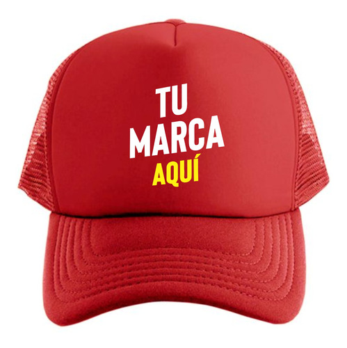 Gorra Vinilo Trucker Personzalizada Logo Imagen Souvenir