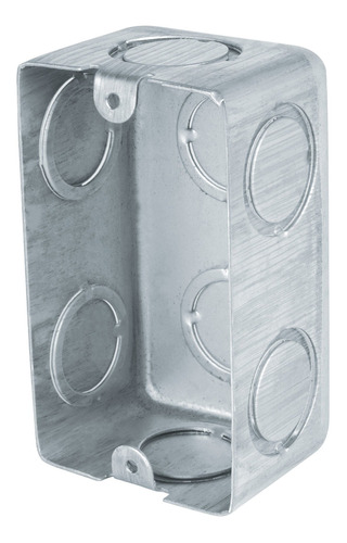 Caja Tipo Chalupa 2x4 Rectangular Ref Volteck 46320 16 Pz