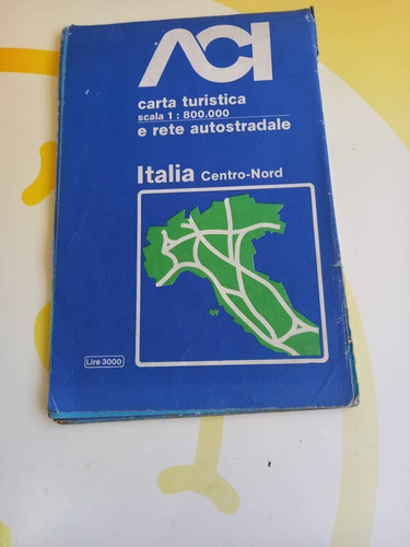 Carta Turística - Italia Centro Nord - Idioma Italiano