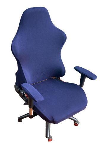 Forro De Silla Gamer En Color Azul Y Negro