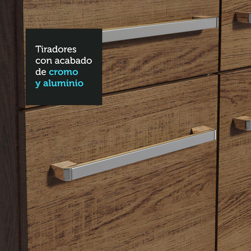 Mueble De Cocina Integral Madesa Emilly 293cm Marrón 01