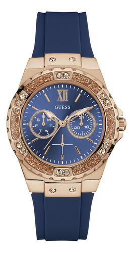 Reloj Guess Mujer Limelight W1053l1 Color Azul