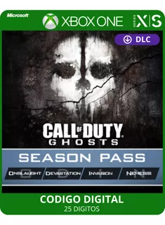 Cod Call Of Duty Ghosts Season Pass Dlc Xbox