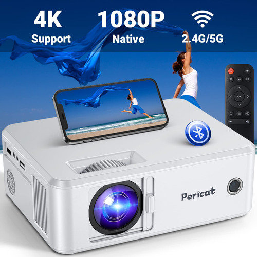 Proyector Nativo Bluetooth Wifi Pelicula Hd Lm Viedo Soporte