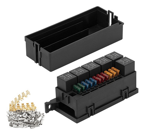 Caja De Fusibles Y Relés Automáticos De 11 Vías, 12 V, Con R