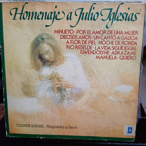 Vinilo Cover Band Orq Y Coro Homenaje A Julio Iglesias Xx M3