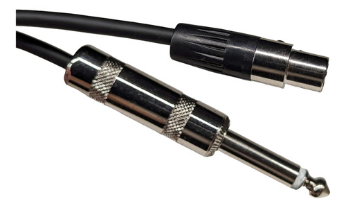 Milestock Ta4f: Conector De 4 Pinos E Cabo Para Shure