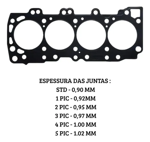 Jogo De Junta Nissan Frontier 2.5 16v Yd25 Ajusa 2013