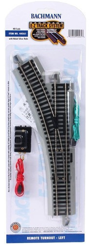 Ho Scale Bachmann Trenes Snap-fit E-z Track Remoto Turno [s]