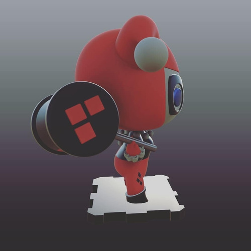 Harley Quinn Traje - Figura Coleccionable Estilo Funko Pop