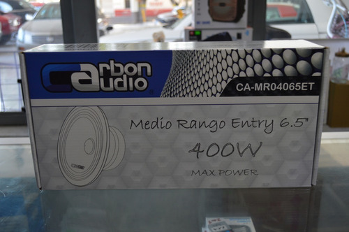 Par De Medio Rango Et 6.5  Carbon Audio 400w Max