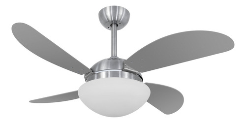 Ventilador De Teto Volare Escovado Vd42 Fly Titânio 110v Diâmetro 105 Cm Frequência 127v Material Das Pás Mdf Quantidade De Pás 4 127v