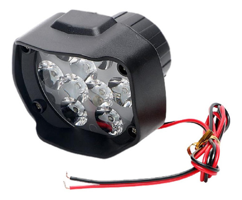 Faro 9 Led Super Blanco Intenso 6000k 15 Watt Moto Hid