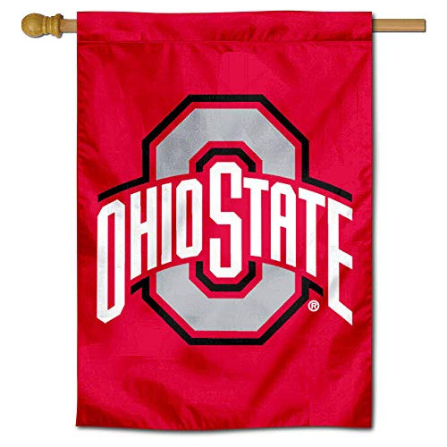 Bandera De Casa De Universidad De Ohio State Buckeyes.
