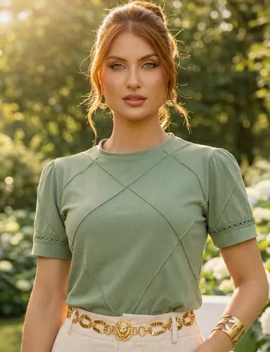 Blusa Feminina Algodão Social Elegante Tshirt Camiseta Solta