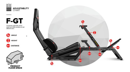 Cockpit Next Level Racing Simulador G29 F-gt