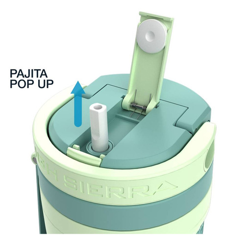 Set Termo Jarra Deportiva 2 Pzs 1.9l High Sierra Rosa Y Verde