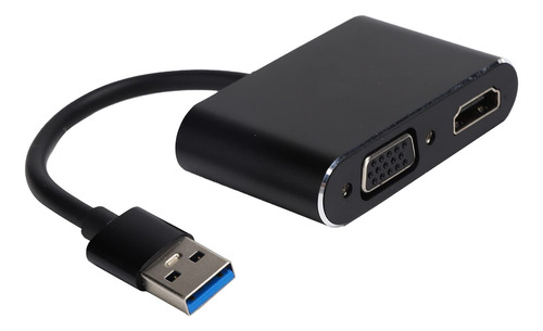 Adaptador Usb Vga Interfaz Multimedia Hd Uno Convertidor 3.0