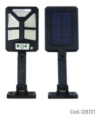 Imagen 2 de 4 de Foco Solar 88 Led, Con Brazo, Sensor Y Control Remoto