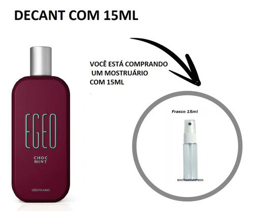 Egeo Choc Mint Desodorante Colônia Mini 15ml