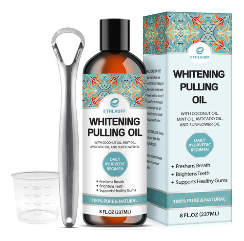 Aceite Pulling Coco Y Menta 240 ml Con Aceite Aguacate