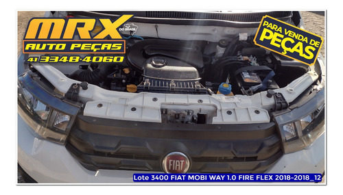 Sucata Fiat Mobi Way 1.0 Fire Flex 1.0 2018 Pecas