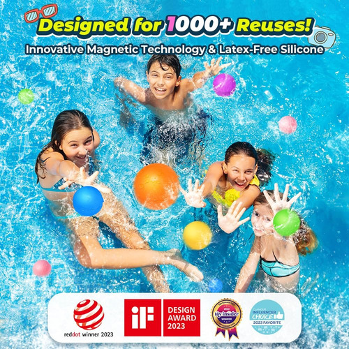 De Reutilizable Globos Agua Silicona Bolas Llenado Rápido