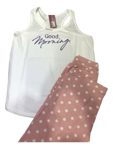 Pijama Musculosa Pantalon Good Morning Promesse Wo15061v21