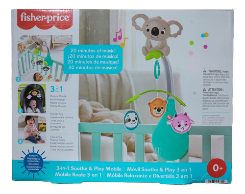 Mobile Koala 3 En 1 Fisher Price Musical