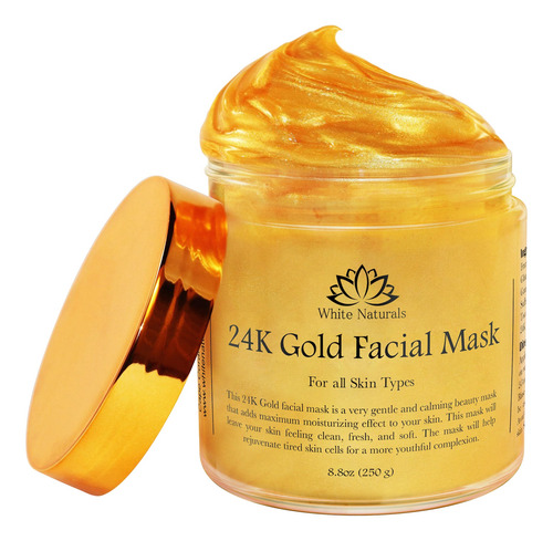 Mascarilla Facial 24k Gold Rejuvenecedora, Anti-edad Para