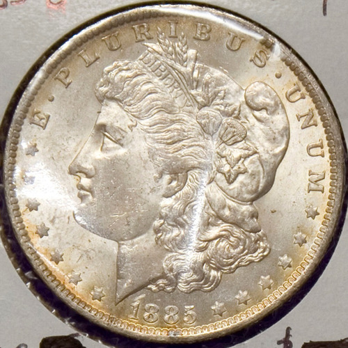 1885 O Un Dólar Morgan Ms+++ Pl Moneda Monstruo Super Escasa