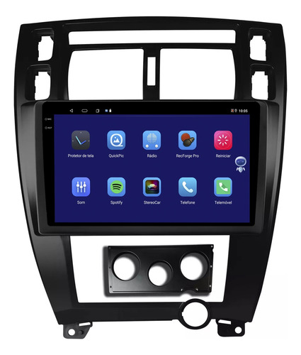 Multimidia Tucson 06/16 9p Octacore Android Carplay 6/128gb