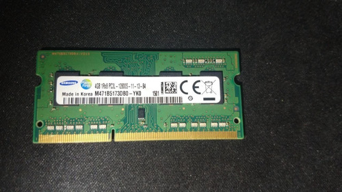 Memoria Ram Ddr3 1 X 4gb Samsung - M471b5173db0-yk0