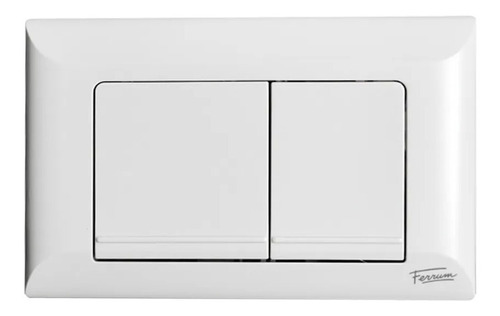 Tapa Rectangular Ferrum Deposito Dual  Vta52 Blanco