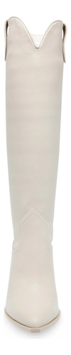 Steve Madden Botas Vaqueras Tustin Mujer Color Blanco Bone