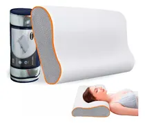 Comprar Almohada Memory Foam Estándar Gel Ajustable Cómoda Suave Color Blanco \u002F Almohada Ortopédica Cervical