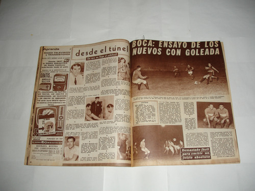 Revista Goles 1010 Boca 4 San Lorenzo(mdp) 1 1968- Labruna (Usado)