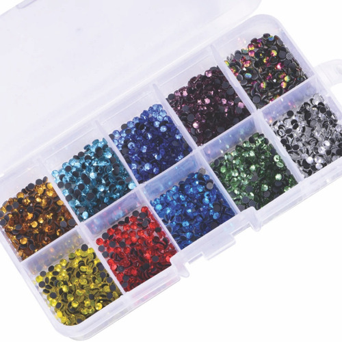 5000 Cristal Pedrería Rhinestone Hotfix Uñas