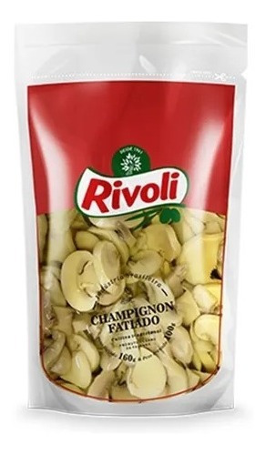 Cogumelo Champignon Rivoli Fatiado Vegano Sem Glúten 100g