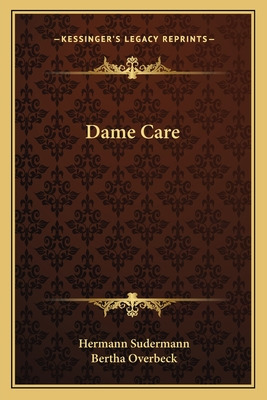 Libro Dame Care - Sudermann, Hermann