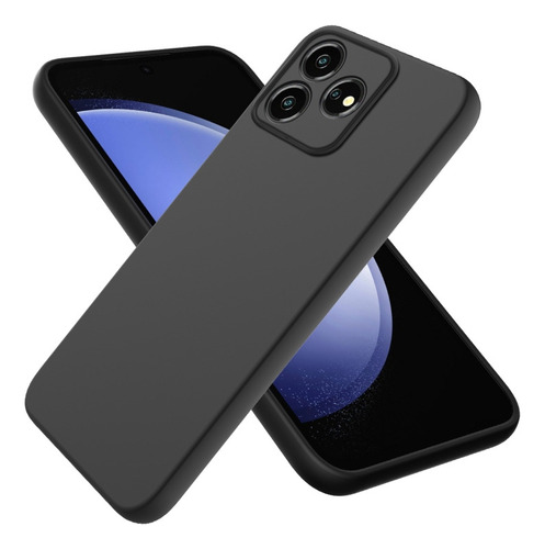 Compatible Funda De Silicona Líquida For Zte Axon 50 Lite