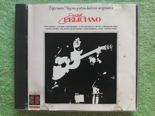 Eam Cd Jose Feliciano Lagrimas Negras Y Otros Boleros 1988