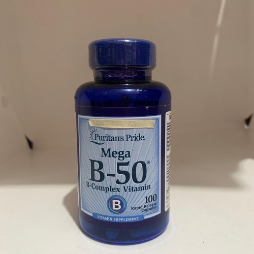 B50 Mega B Complex Vitamin - 100 Uds Puritan's