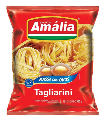 Macarrão Tagliarini Com Ovos Ninho 1 500g Santa Amália