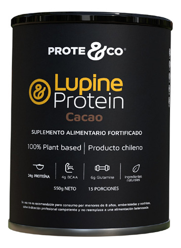 Lupino Proteina Cacao 500 Gr - Prote&co