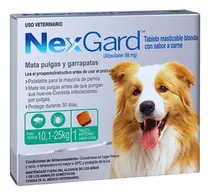 Comprar Pastilla Antipulgas Garrapatas Nexgard 10kg A 25kg (30 Días)