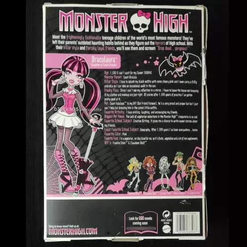 Monster High Draculaura Wave Original Mattel 2009